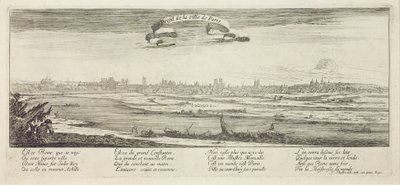 Profil der Stadt Paris von Israël Silvestre the Younger